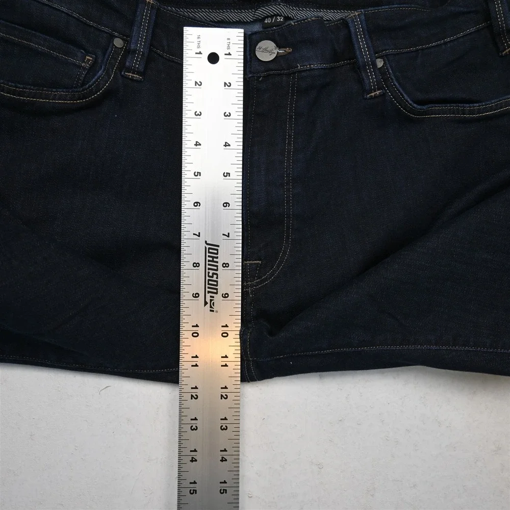 True Religion 38x30 Medium Wash Stretch Denim Ricky Relaxed Straight Mens Jeans